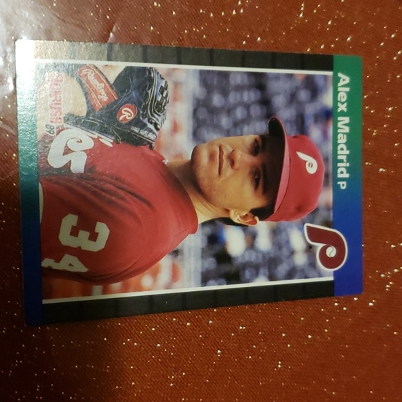 1989 Donruss Alex Madrid error card RARE - Picture 1 of 2